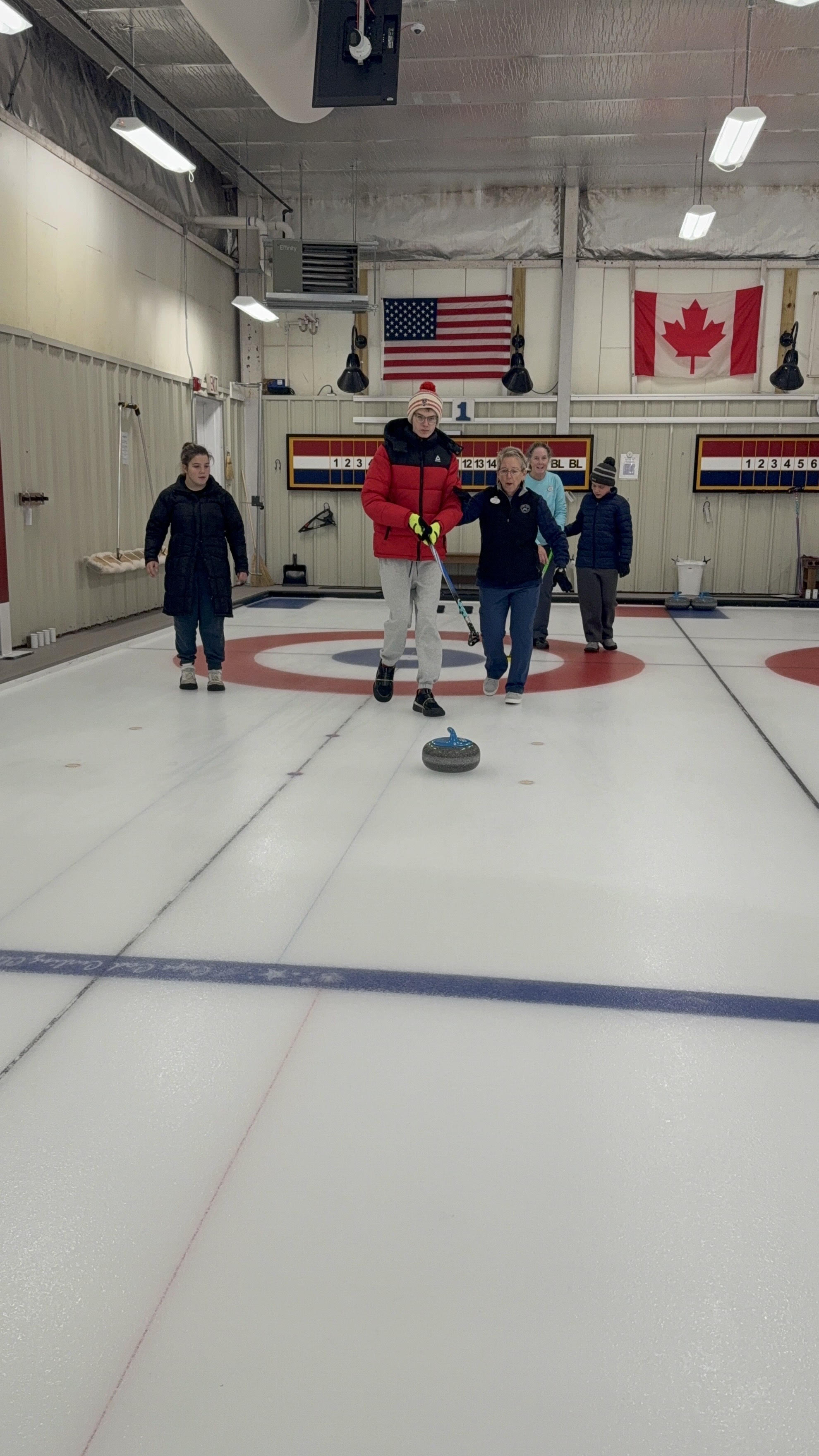 Morning Curlers Host Monomoy High School